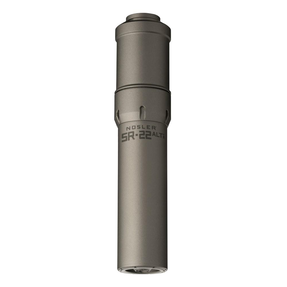 Nosler Suppressor SR-22 ALTi 1/2×28 .22 LR 7.53″ Grey