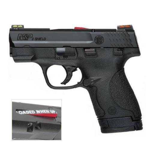 S&W M&P 9 Shield Handgun 9mm Luger 7rd & 8rd Magazines (2) 3.1″ Barrel HI-VIZ Fiber Optics Ca Compliant