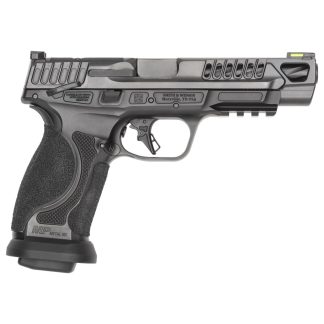 S&W M&P9 M2.0 Competitor HD Handgun 9mm Luger 10rd Magazines(4) 5″ Barrel Optic Ready Thumb Safety Black Steel Frame