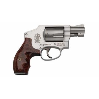 Smith & Wesson J-Frame Model 642 LS Ladysmith Handgun .38 Spl 5rd Capacity 1.88″ Barrel Silver with Wood Grip