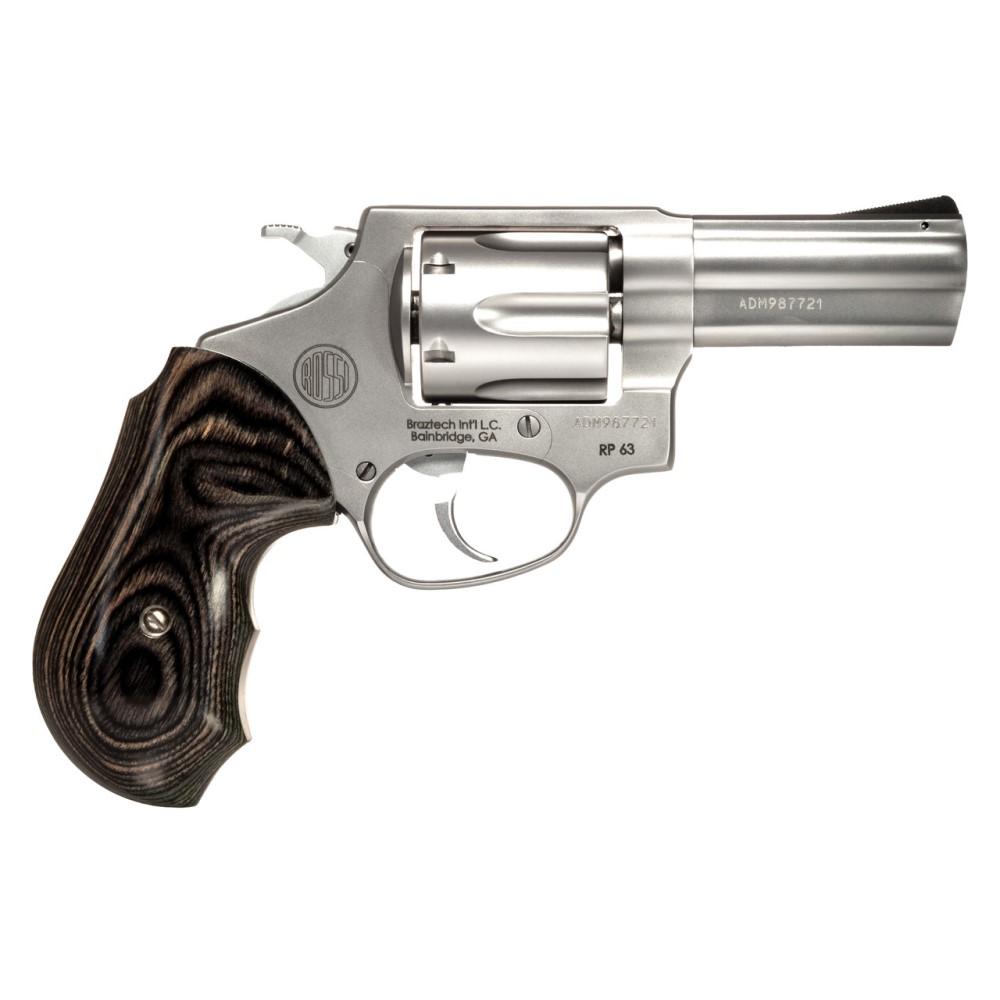 Rossi RP63 Handgun .357 Mag 6rd Capacity 3″ Barrel Black/Grey with Wood Laminate Grips