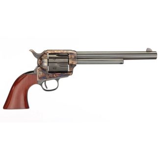 Taylor & Company Cattleman New Model Handgun .357 Mag/.38 Spl 6rd Capacity 7.5″ Blued Barrel Case Hardened Frame