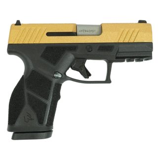 Taurus GX2 “Gold Glitter” Handgun 9mm Luger 13rd Magazines (2) 3.38″ Barrel Black Frame/Custom Slide