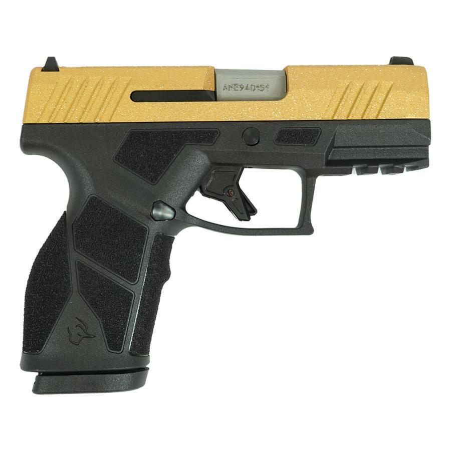 Taurus GX2 “Gold Glitter” Handgun 9mm Luger 13rd Magazines (2) 3.38″ Barrel Black Frame/Custom Slide