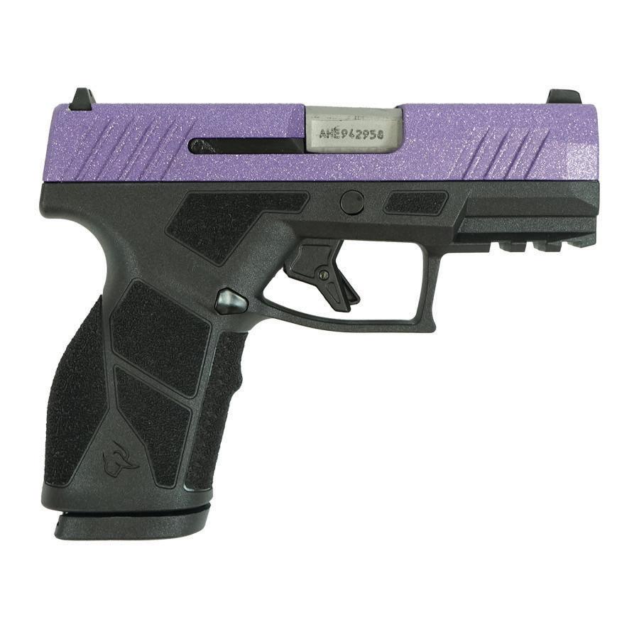 Taurus GX2 “Purple Sparkle” Handgun 9mm Luger 13rd Magazines (2) 3.38″ Barrel Black Frame/Custom Slide