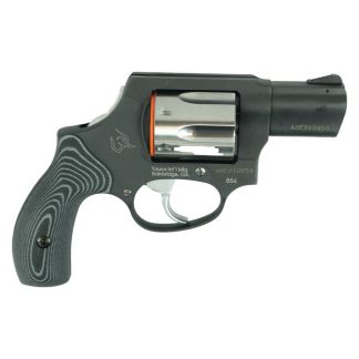 Taurus 856 Concealed Hammer Handgun .38 Spl 6rd Capacity 2″ Barrel Matte Black Finish/Stainless Cylinder Grey VZ Grips