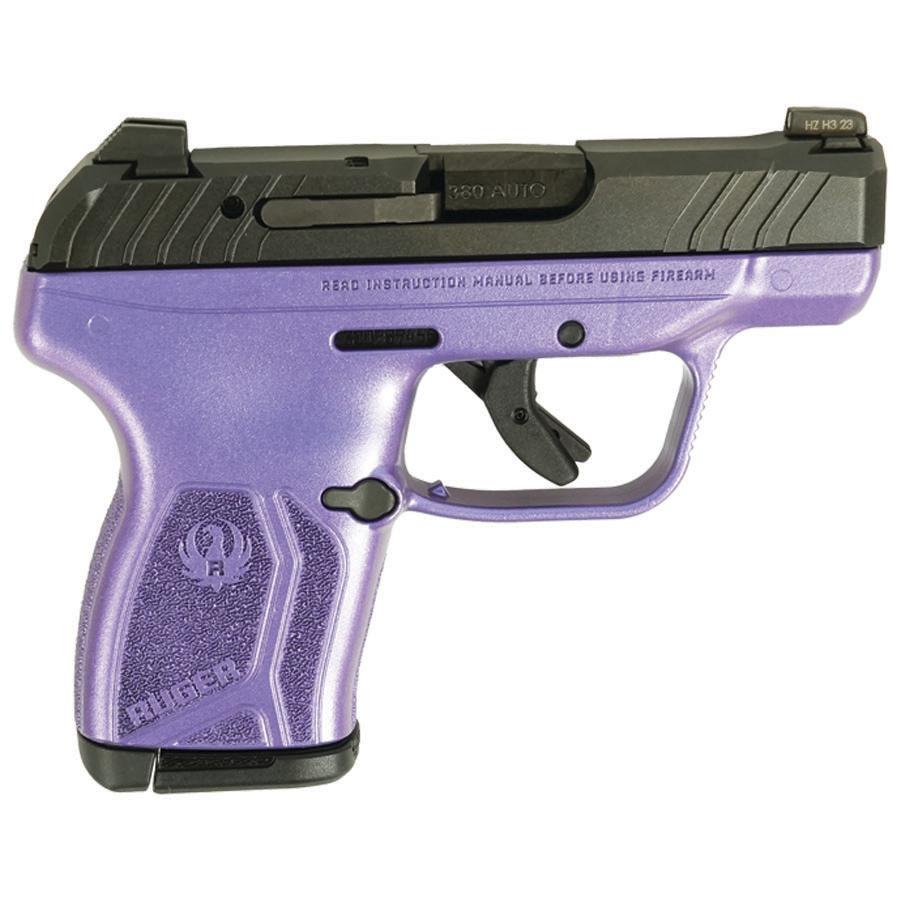 Ruger LCP 380 Max “Purple Pearl Frame” Handgun .380 Auto 10rd Magazine 2.75″ Barrel