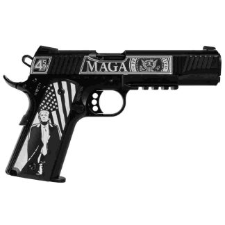 Walther Hammerli Arms Forge H1 “Trump Fight” Handgun .22 LR 12rd Magazines(2) 5″ Barrel  Black Frame
