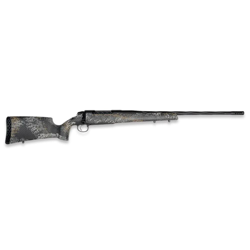 Weatherby 307 Alpine ST Rifle .22 Creedmoor 4rd Magazine 22″ 1/2×28 Threaded Barrel with 2″ Muzzle Brake Grey with Gold