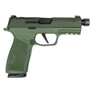 Sig Sauer P365 XMacro Handgun 9mm Luger 17rd Magazines (2) 3.7″ Barrel Two Tone Green TB