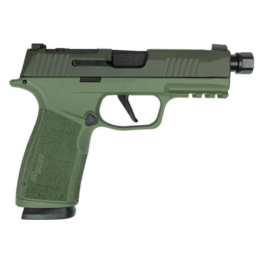 Sig Sauer P365 XMacro Handgun 9mm Luger 17rd Magazines (2) 3.7″ Barrel Two Tone Green TB