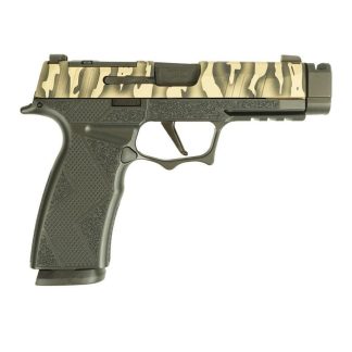 Sig Sauer P365 “Tiger Stripe Black” XMACRO TACOPS Handgun 9mm Luger 17rd Magazines(4) 3.7″ Barrel