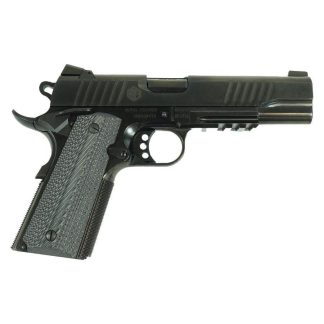 Alpha Foxtrot AF1911 Enhanced 70 Series Handgun 10mm 7rd Magazine 5″ Barrel Black Novak Sights