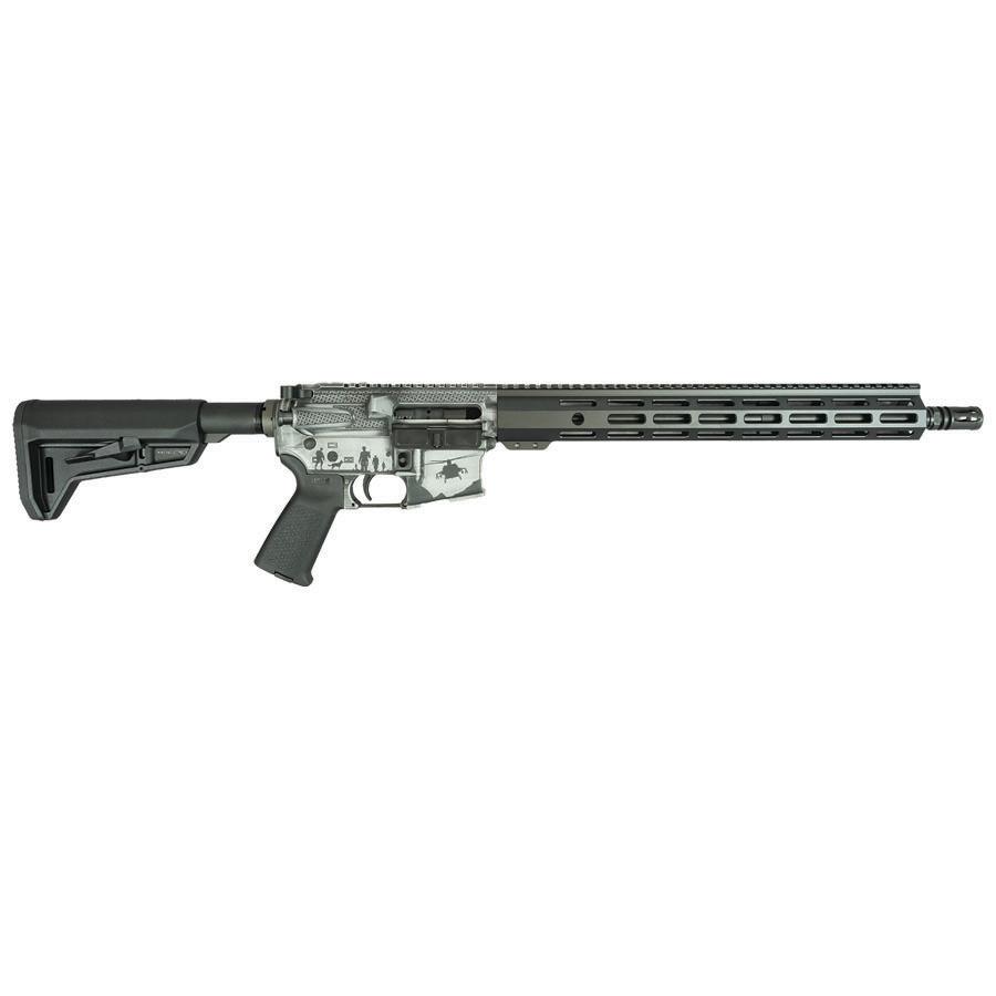 Shark Coast Tactical “Armed Forces Grey” Rifle 5.56mm 30rd Magazine 16″ Barrel 15″ MLOK Handguard