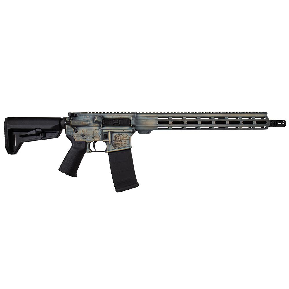 Shark Coast Tactical “Liberty AR Patina” AR-15 Rifle 5.56mm 30rd Magazine 16″ Barrel 15″ MLOK Handguard