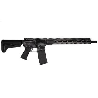 Shark Coast Tactical “Anime-Black” Rifle 5.56mm 10rd Magazine 16″ Barrel 15″ MLOK Handguard California Compliant