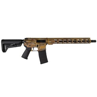 Shark Coast Tactical “Anime- FDE” Rifle 5.56mm 10rd Magazine 16″ Barrel 15″ MLOK Handguard California Compliant
