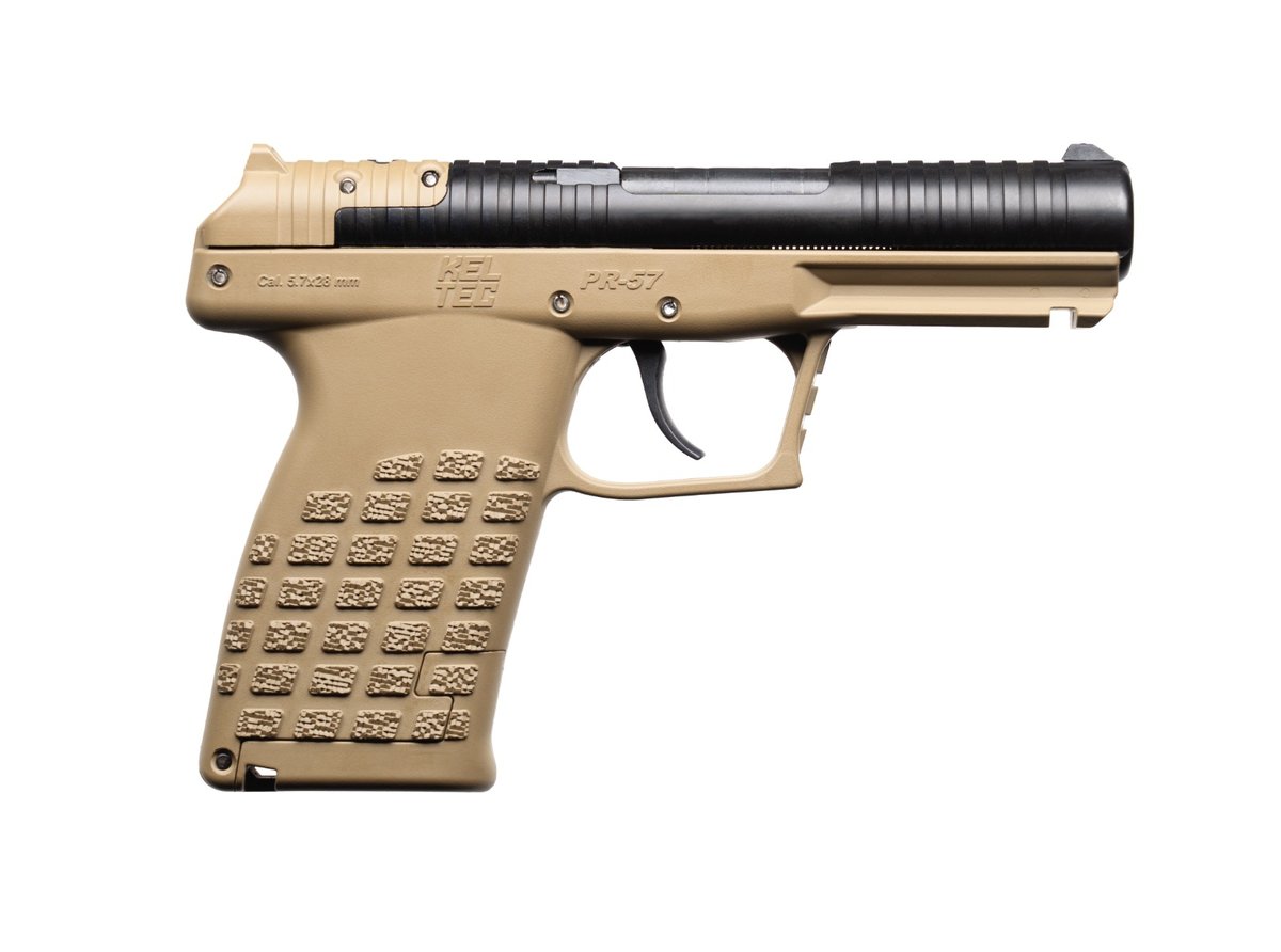 Kel-Tec PR57 Pistol – Tan | 5.7×28 | 4.64″ Barrel | 20rd