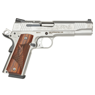 SMITH & WESSON 1911 45ACP 4.5″ PSTL ENGRAVED 8RD