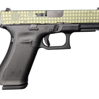 GLOCK 45 V DNC 9MM PISTOL 4″ BLACK-BLK/GRN SLIDE FXD 3-17RD MAGS