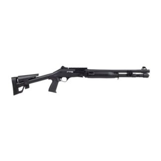 PANZER ARMS M4 SPEED 12G SA 18.5″ STANDARD BLACK W/ FIXED SKELETON STOCK 5RD