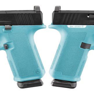 RUGER RXM 9MM PISTOL 4″ BBL ROBIN EGG BLUE MAGPUL EHG, O.R. 2-15RD MAGS – ORION EXCLUSIVE