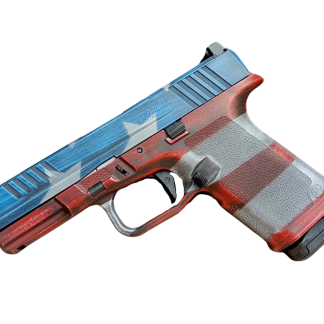 RUGER RXM 9MM PISTOL 4″ AMERICAN FLAG O.R. 2-15RD MAGS – ORION EXCLUSIVE