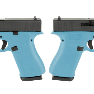 GLOCK G43X 9MM PISTOL 3.41″ TIFFANY BLUE NIGHT SIGHTS 2-10RD MAGS
