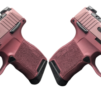 SIG SAUER P365 CRANBERRY BLUSH TWO TONE 9MM PSTL 3.10″ BLK O.R. 2-10RD MAGS MANUAL SAFETY