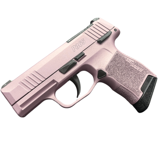 SIG SAUER P365 ROSE GOLD 9MM PSTL 3.10″ BLK O.R. M.S. 2-10RD MAGS