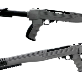 RUGER 10/22 22LR RIFLE ATI STRIKEFORCE GRAY SIDEFOLDING STOCK 18.5″ 1-10RD MAG