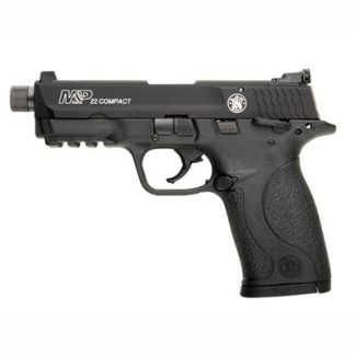 M&P22 COMPACT 22 LR 3.6â THREADED BBL (2)10RD MAGS BLACK