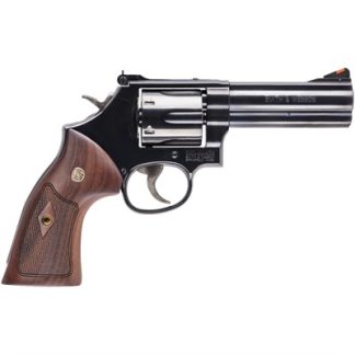 MODEL 586 L-FRAME 357 MAGNUM 4â BBL 6 ROUND BLUED/WALNUT