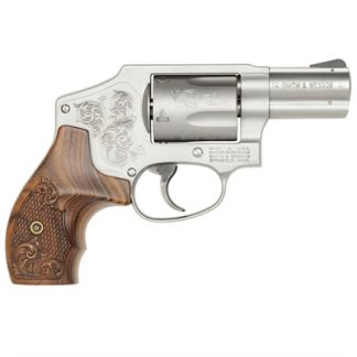 MODEL 640 ENGRAVED 357 MAGNUM 2.125” BBL 5 ROUND SS/WOOD