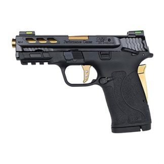 PC M&P380 SHIELD EZ M2.0 380 ACP 3.8â BBL (2)8RD GOLD/BLACK