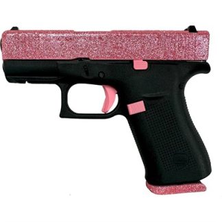 GLOCK 43X 9MM LUGER 3.41” BBL (2)10RD BUBBLE GUM GLITTER