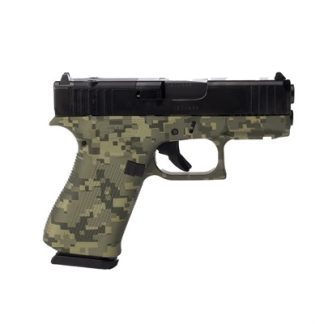 GLOCK 43X MOS 9MM LUGER 3.41” BBL (2)10RD MAGS GREEN CAMO