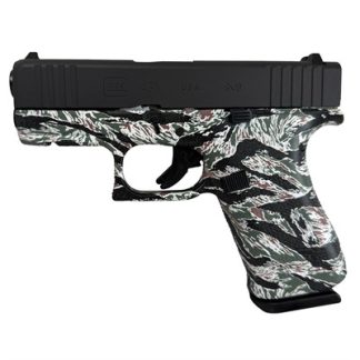 GLOCK 43X 9MM W/FRONT RAIL BLACK US – TIGER CAMO
