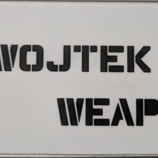 Wojtek Weaponry Long Sticker